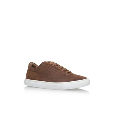 KG Kurt Geiger Brown 'Howden' flat lace up sneakers
